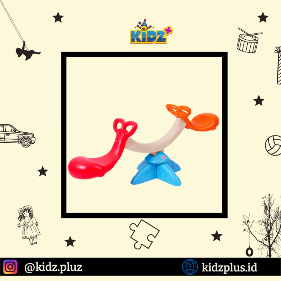 Sewa Grow n Up Happy Whale Seesaw