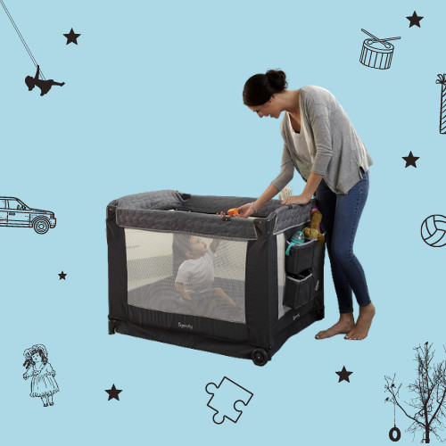 Sewa Ingenuity Travel Simple Cot Playard Beaumant Kidz Plus One