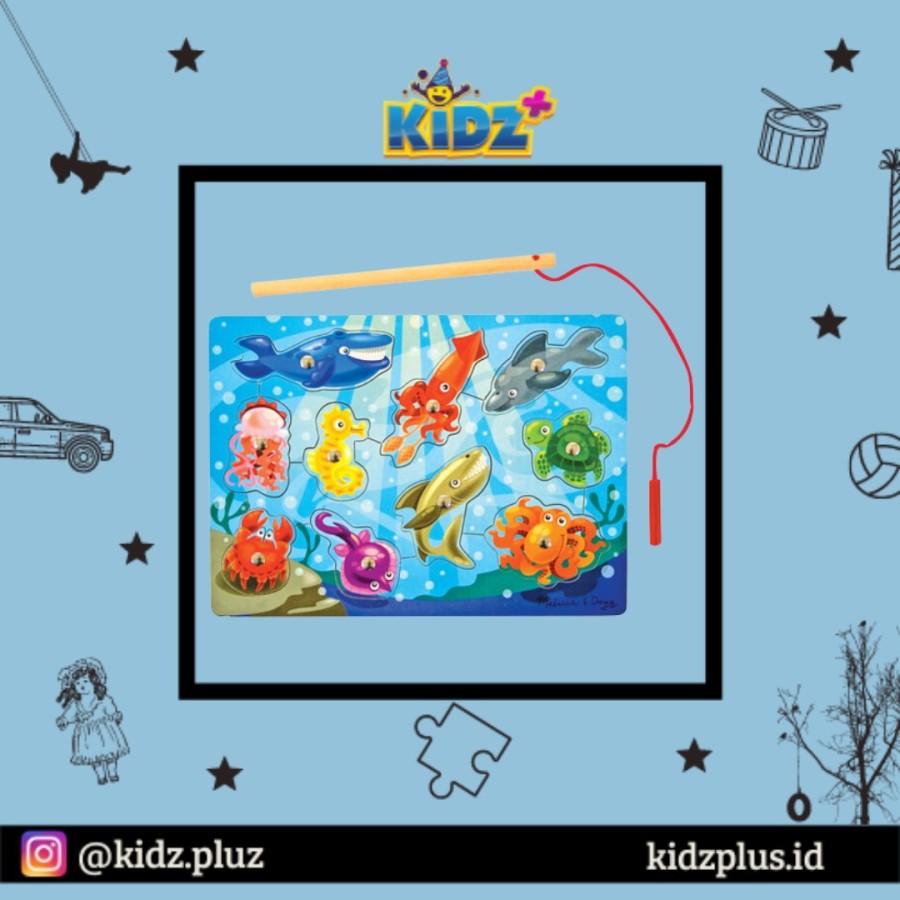 Sewa Melissa & Doug Fishing Magnetic Puzzle